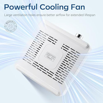 Makartt Nail Dust Collector - LCD & 4H Battery, Portable Quiet Dust Vacuum - color: Rechargeable Nail Dust Collector-DACCAL