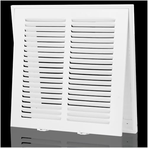Return Air Filter Grille 10x10,Air Return Vent Cover for 10x10" Duct Opening - size: For 10"Wx10"H-Duct Opening