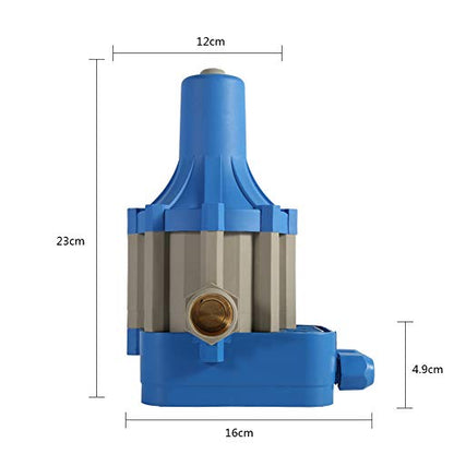 Water Pump Controller, 110V Automatic Water Pump Pressure Switch Electric Electronic Switch Controller for Self-priming pump, Jet Pump, Garden Pump