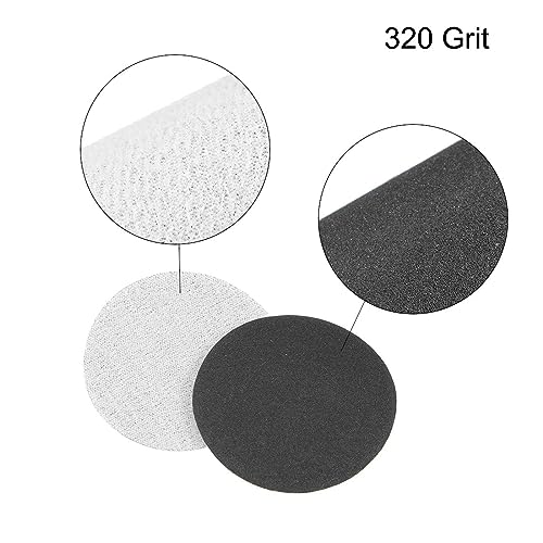 2-Inch Wet or Dry Sandpaper Sanding Paper disc Sanding Discs 320 Grit 50 Pcs - size: 50Pcs 2-inch 320 Grit