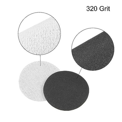 2-Inch Wet or Dry Sandpaper Sanding Paper disc Sanding Discs 320 Grit 50 Pcs - size: 50Pcs 2-inch 320 Grit