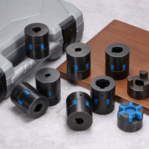 MECCANIXITY L075 Flexible Shaft Coupling 3/4" to 1" Bore Coupler Set - size: 3/4" to 1" Bore