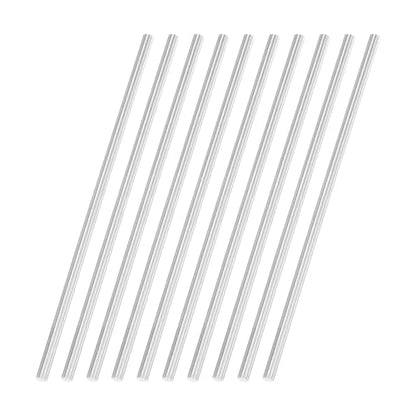 uxcell 10Pcs Round Steel Rods, 2.7mm x 100mm High Speed Steel (HSS) Aluminium Rod Steel Bar for Shaft Gear Drill Lathes Boring Machine - size: 2.7mm x 100mm