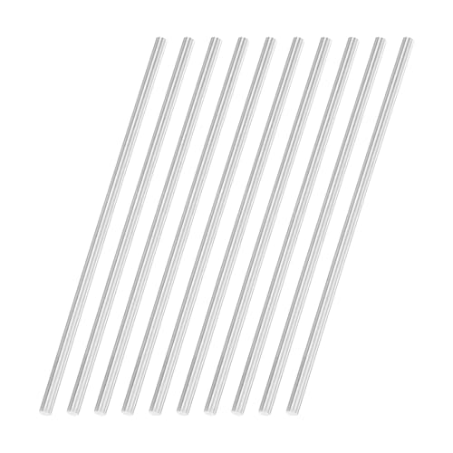 uxcell 10Pcs Round Steel Rods, 2.9mm x 100mm High Speed Steel (HSS) Aluminium Rod Steel Bar for Shaft Gear Drill Lathes Boring Machine - size: 2.9mm x 100mm