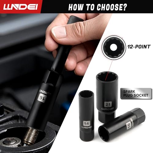 LLNDEI 3/8" Drive 12-Point Socket Set 71Pcs SAE/Metric CR-V - size: 71pcs 3/8 inch Drive Socket Set