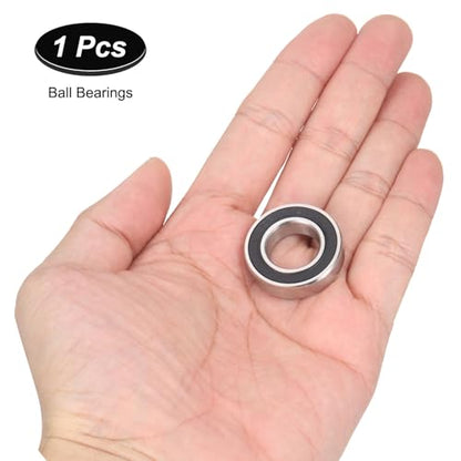 uxcell 6902-2RS Hybrid Ceramic Deep Groove Ball Bearings 15x28x7mm Si3N4 Silicon Nitride Balls Steel Rings Double Sealed Bearing for Motors, CNC Spindles (ABEC5) - size: 6902-2RS