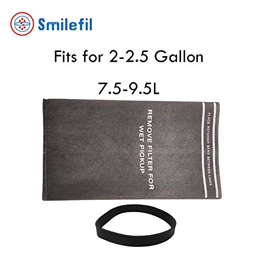 12 Pack 9-38737 Dust Cloth Filter Bag Wet Dry Vacuum Bags for Craftsman 2 to 2.5 Gallon Shop Vacuums and Powerhead Bucket Vac, 12 Shop Vacuum Bags With 4 Retaining Bands - size: 12 Pcs
