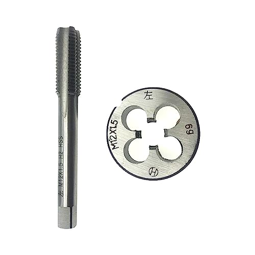 M12x1.5 Tap Die Set Left Hand Machine M12 x 1.5 Metric Straight Fluted