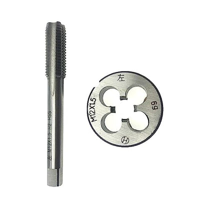 M12x1.5 Tap Die Set Left Hand Machine M12 x 1.5 Metric Straight Fluted