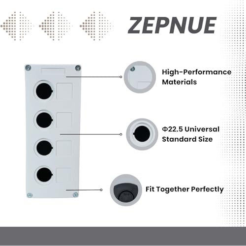4 Button Mounting Hole Push Button Switch Control Station Box