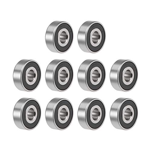 uxcell 1605-2RS Deep Groove Ball Bearings Z2 5/16 X 29/32 X 5/16inch Double Sealed Chrome Steel 10pcs - size: 5/16"x29/32"x5/16"