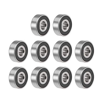 uxcell 1605-2RS Deep Groove Ball Bearings Z2 5/16 X 29/32 X 5/16inch Double Sealed Chrome Steel 10pcs - size: 5/16"x29/32"x5/16"
