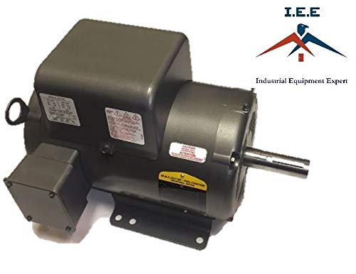 5 HP / 1 Phase Industrial Electric Motor 184T Frame Baldor L8430T 230 VOLT