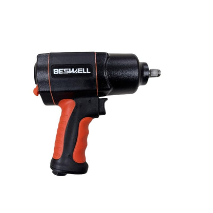 BESWELL 8-PCS 1/2” Air Impact Wrench Set,Twin Hammer Pneumatic Wrench Kit