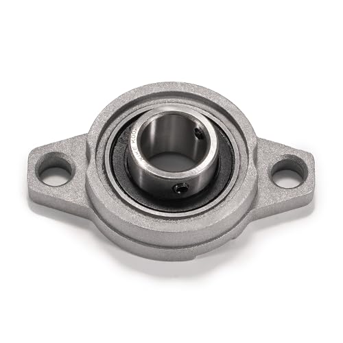 XIKE 4 Pcs KFL002 Mounted Pillow Block Bearings Bore 15mm/0.59inch. - size: KFL002 Bore 15 mm