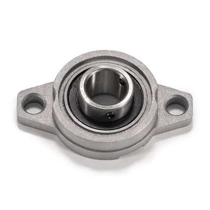 XIKE 4 Pcs KFL002 Mounted Pillow Block Bearings Bore 15mm/0.59inch. - size: KFL002 Bore 15 mm