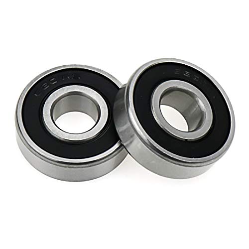 6201RS Ball Bearing Double Sealed Deep Groove Bearing 12 x 32 x 10mm -5pcs - size: 12 x 32 x 10mm