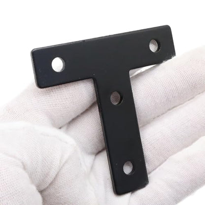 10 Sets 2020 Aluminum Extrusion Profile Hardware V T Slot Brackets - style: 10 sets T with M5