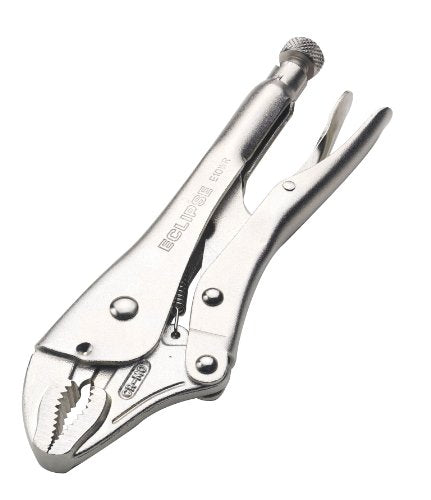 Eclipse Professional Tools E10WR 10 Inch Curved Jaw Locking Pliers with Wire Cutters (10" / 250mm) - size: 10-Inch