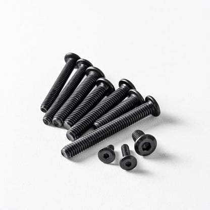 1/4-20 x 4 (10 Pack) Flat Head Hex Socket Cap Screws Bolts, Black Oxide 304 Stainless Steel 18-8, Hex Drive, Bright Finish, Fully Machine Thread - size: 1/4-20 x 4"