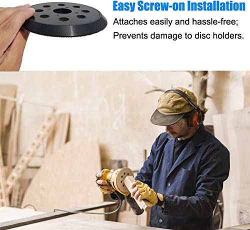 5 Inch 8 Hole Sander Pad for Ridgid R2600 R2601 5" Random Orbit Sander, 5" Replacement Hook and Loop Backing Pad for Ridgid #300527002