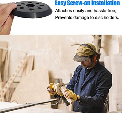 5 Inch 8 Hole Sander Pad for Ridgid R2600 R2601 5" Random Orbit Sander, 5" Replacement Hook and Loop Backing Pad for Ridgid #300527002