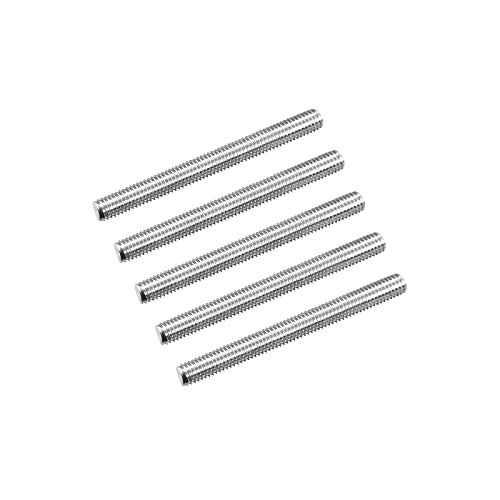 MECCANIXITY Fully Threaded Rod M5 x 50mm 0.8mm Thread Pitch 304 Stainless Steel Right Hand Threaded Rods Bar Studs 5 Pack - size: M5 x 50mm