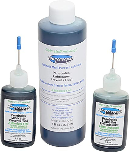 DB Electrical 900-20020 Blue Creeper Multi Purpose Lubricant; includes (2) Oiler Bottles & (1) 8oz Refill Compatible With/Replacement For Universal