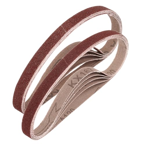 HARFINGTON 1/4 x 6 Inch Sanding Belts, 20 Pcs 80/120/180/240 Grit