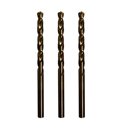 Metric M42 8% Cobalt Drill Bits for Stainless Steel and Hard Metal (7mm x 3pcs) - size: 7.0mmx3pcs