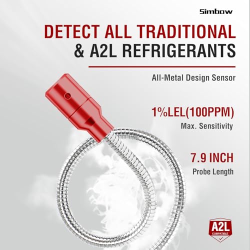 3-in-1 Refrigerant Leak Detector With Audible & Visual Alarms for AC Repair