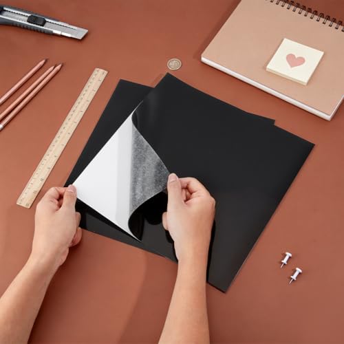 BENECREAT 2 Pcs 12x12 Inch Self-Adhesive Silicone Pad, 3mm Thick Black Silicone Sheet, Silicone Gasket Material for DIY Projects Sealing Cushioning Crafts and Home Use - color: Black, size: 1.18x1.18x0.12inch