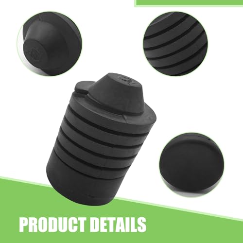 2 PCS Hood Stop Bumpers, Rubber Front Hood Stop Bumpers Buffer, Engine Cover Bumper Damping Cushion Stoppers, Universal for Most Cars, Trucks, SUVs (Black)
