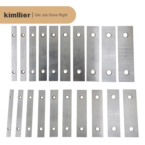 kimllier 10 Pair 1/8 x 6 Inch Steel Parallel Set, Accuracy Gage Gauge Block