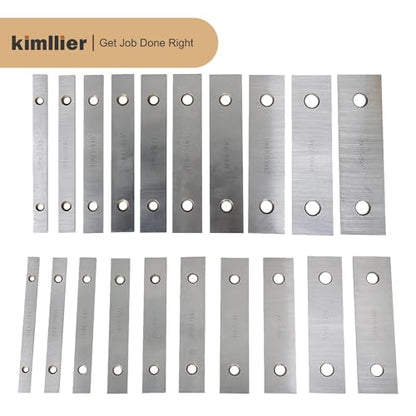 kimllier 10 Pair 1/8 x 6 Inch Steel Parallel Set, Accuracy Gage Gauge Block