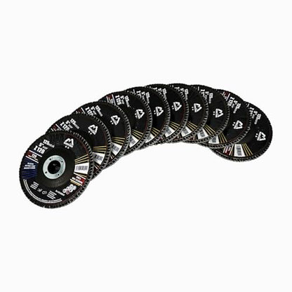 Merryland 10 Pack 120 Grit Flap Disc 5 inch Metal T29 Flap Wheel - style: Z120 10PCS