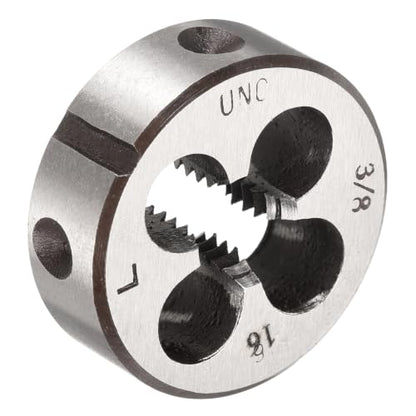 3/8"-16 UNC Round Threading Die Left Hand Alloy Steel - size: 3/8"-16 UNC