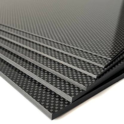 Carbon Fiber Sheet Plain Glossy Finish 300x400x1.0MM,3K Carbon Fiber Panel Plate - size: 300x400x1.0mm, style: Plain Glossy Finish