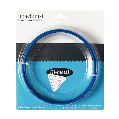 Imachinist S641212610 64-1/2" x 1/2" x 6/10 TPI Bi-Metal Band Saw Blades
