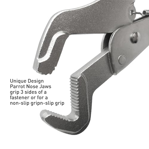 Parrot Nose Locking Plier, Cr-V Alloy Steel, Jaw Capacity 1/4" to 1-1/4"