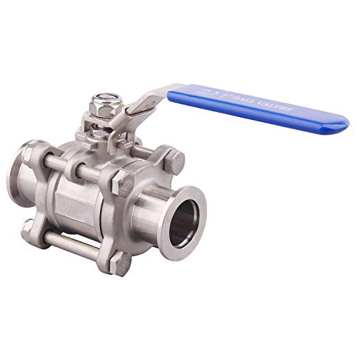 DERNORD Vacuum Ball Valve 304 Stainless Steel Clamp Valve with Locking Device (KF-25) - size: KF-25