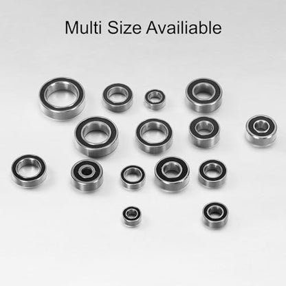 uxcell 18307-2RS Hybrid Ceramic Deep Groove Ball Bearings 18x30x7mm Si3N4 Silicon Nitride Balls Steel Rings Double Sealed Bearing for Motors, CNC Spindles (ABEC5) - size: 18307-2RS