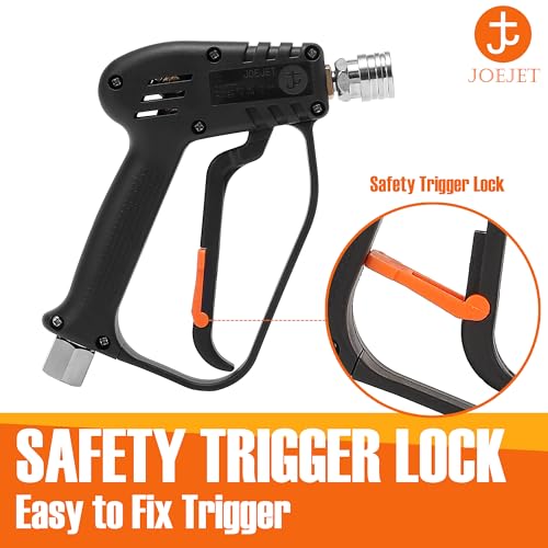 JOEJET Short Pressure Washer Gun with Swivel - color: Black