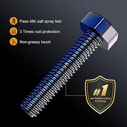 VIRGUE 870Pcs M3 Flat Head Phillips Machine Screws Black, M3 x 4/5/6/8/10/12/16/20/25/30mm Countersunk Metric Machine Screws Assortment Kit - size: M3 Phillips