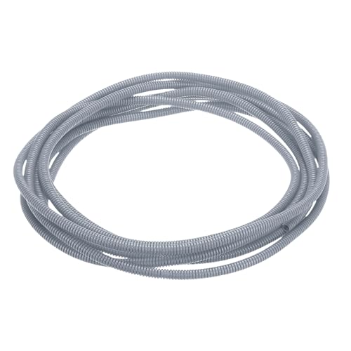 MECCANIXITY Plastic Split Wire Loom Tubing 1/4"(6.5mm) ID 20FT(6m), Gray - color: Gray, size: 1/4"(6.5mm) ID x 20FT(6m)