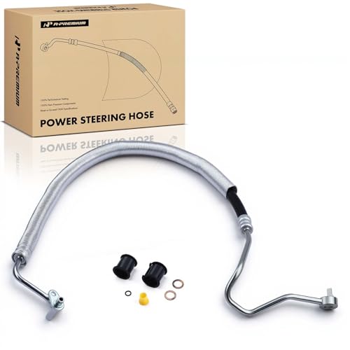 A-Premium Power Steering Pressure Hose Line Assembly, Pump to Gear/Rack