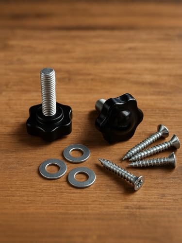 NACX M10 x 30mm Clamping Knob, Thumb Screw & Star Knob Hand Tightening Screw, 8Pcs - size: M10 x 30mm