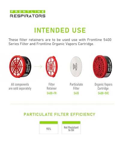 Frontline 5400-FR Filter Retainer | Durable and Easy to Install (Bag (2 pcs)) - size: Bag (2 pcs)