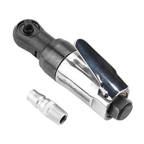Mini Air Powered Ratchet Wrench, Drive Straight Shank Pneumatic Air Ratchet Wrench Professional Tool(3/8")