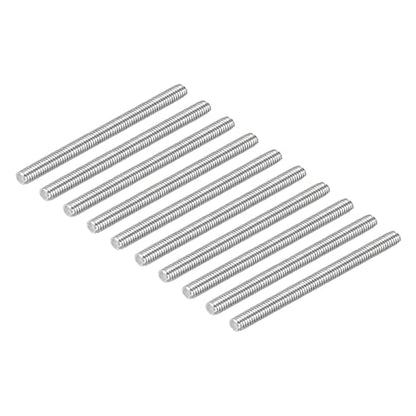 DMiotech 20Pack M4x50mm Fully Threaded Rod 304 Stainless Steel Right Hand Threads Rod Bar Studs Clamps - size: M4 x 50mm